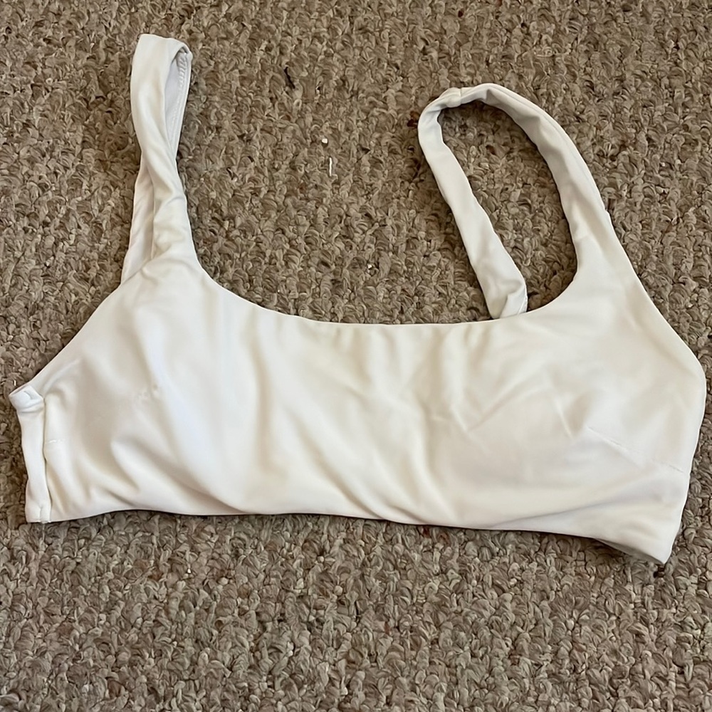 white aerie bikini top